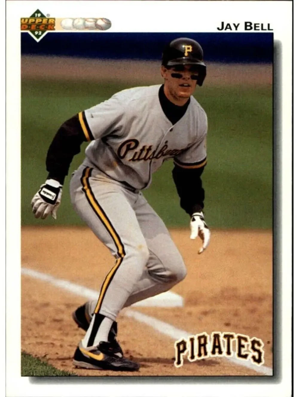Jay Bell 1992 Upper Deck MLB #115 Baseball Card Pittsburgh Pirates